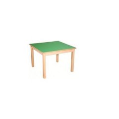 Kare Masa 60x60 Ahşap Ayak