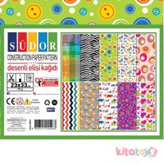 DESENLİ Elişi Kağıdı 10'Lu (KARIŞIK DESEN) Kağıt 23×33 90 g