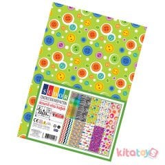 DESENLİ Elişi Kağıdı 10'Lu (KARIŞIK DESEN) Kağıt 23×33 90 g