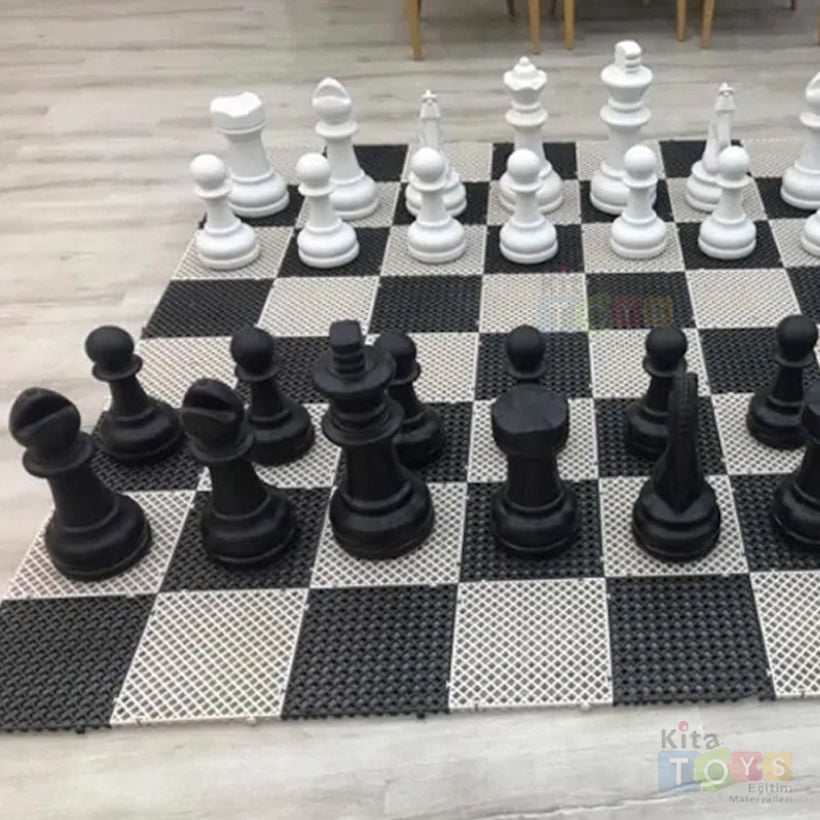 Bahçe Satranç Takımı Şah Boyu 45 cm (Anaokulu-İlkokulu)