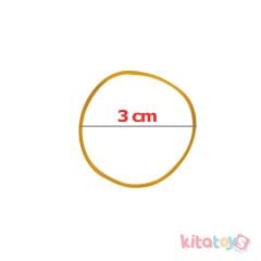 Ambalaj Lastiği 50 gr MİNİ Çap 3 cm (Güçlü, Sağlam, Kauçuk Paket Lastik) 370