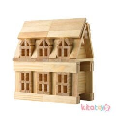 Becerikli Yapılar 200 Parça Ahşap Yapı Blokları (MindWare ORJİNAL)