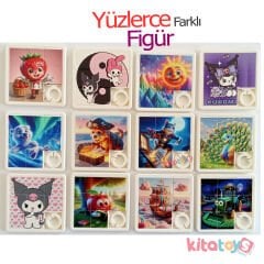 Kaydırmalı Puzzle Oyunu 3x3 KÜÇÜK Boy (Sürüklemeli) Slide Yapboz
