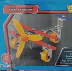Metal Dıy Planör 36 Parça (Mekanik STEM Oyuncak) Glıder