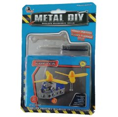 Metal Dıy Helikopter 45 Parça (Mekanik STEM Oyuncak) Copter