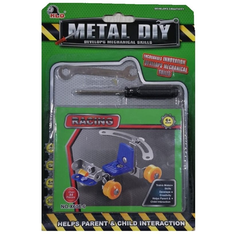 Metal Dıy Racıng 44 Parça (STEM CC Oyuncak)