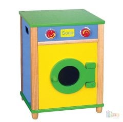 Ahşap Çamaşır Makinası (Evcilik Oyuncakları)