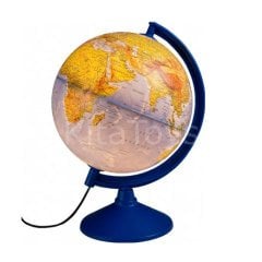 Işıklı Dünya 26 cm (Fiziki-Siyasi Yerküre) Maketi-Gürbüz