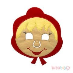 Kırmızı Başlıklı Kız Maskesi (Kumaş) Tiyatro ve Drama Merkezi