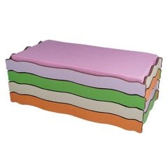 Ahşap Kampet Dalgalı Model (Yatak Hariç)