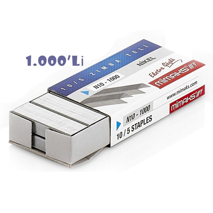 Mimaks Zımba Teli No:10 Nikel (Kırtasiye Malzemesi) | KitaToys.com'da.