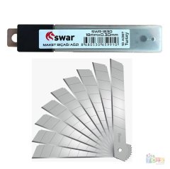 10 'Lu Maket Bıçağı Yedeği GENİŞ 18 mm