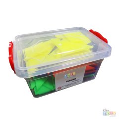 Tangram 56'Lı (8 Set) Orta Boy (Plastik Parça)