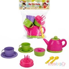 ÇAY Seti 16 Parça-Little Chef-Pasta-Poşette-4684 Oyuncak