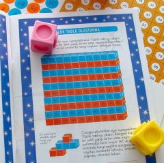Çok Amaçlı Cubic Matematik Küpleri 105 Parça (Eğitici Birim Oyuncak Gereci)