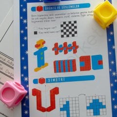 Çok Amaçlı Cubic Matematik Küpleri 105 Parça (Eğitici Birim Oyuncak Gereci)