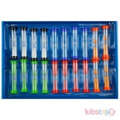 Kum Saati Seti 20 Parça (Kutulu) Farklı Zaman Ölçülerinde