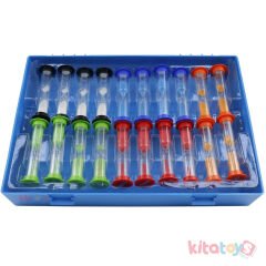 Kum Saati Seti 20 Parça (Kutulu) Farklı Zaman Ölçülerinde