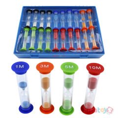 Kum Saati Seti 20 Parça (Kutulu) Farklı Zaman Ölçülerinde