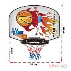 Süper Basketbol Potası Seti ASKILI (Plastik-Spor) Pilsan