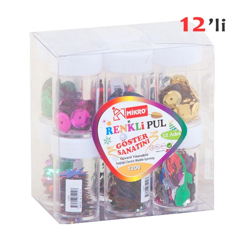 Şekilli Pul 1 Kutu (12'Li) (Kırtasiye Malzemeleri)