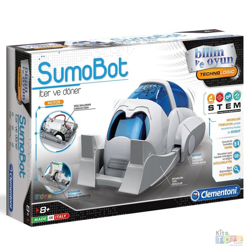 Sumo Bot Robot (STEM /Robotik Oyuncak) Clementoni 64955