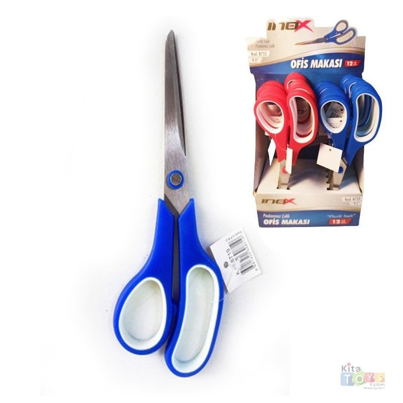 Ofis / Sınıf Makası 23 cm Büyük Boy (Kırtasiye Malzemeleri)