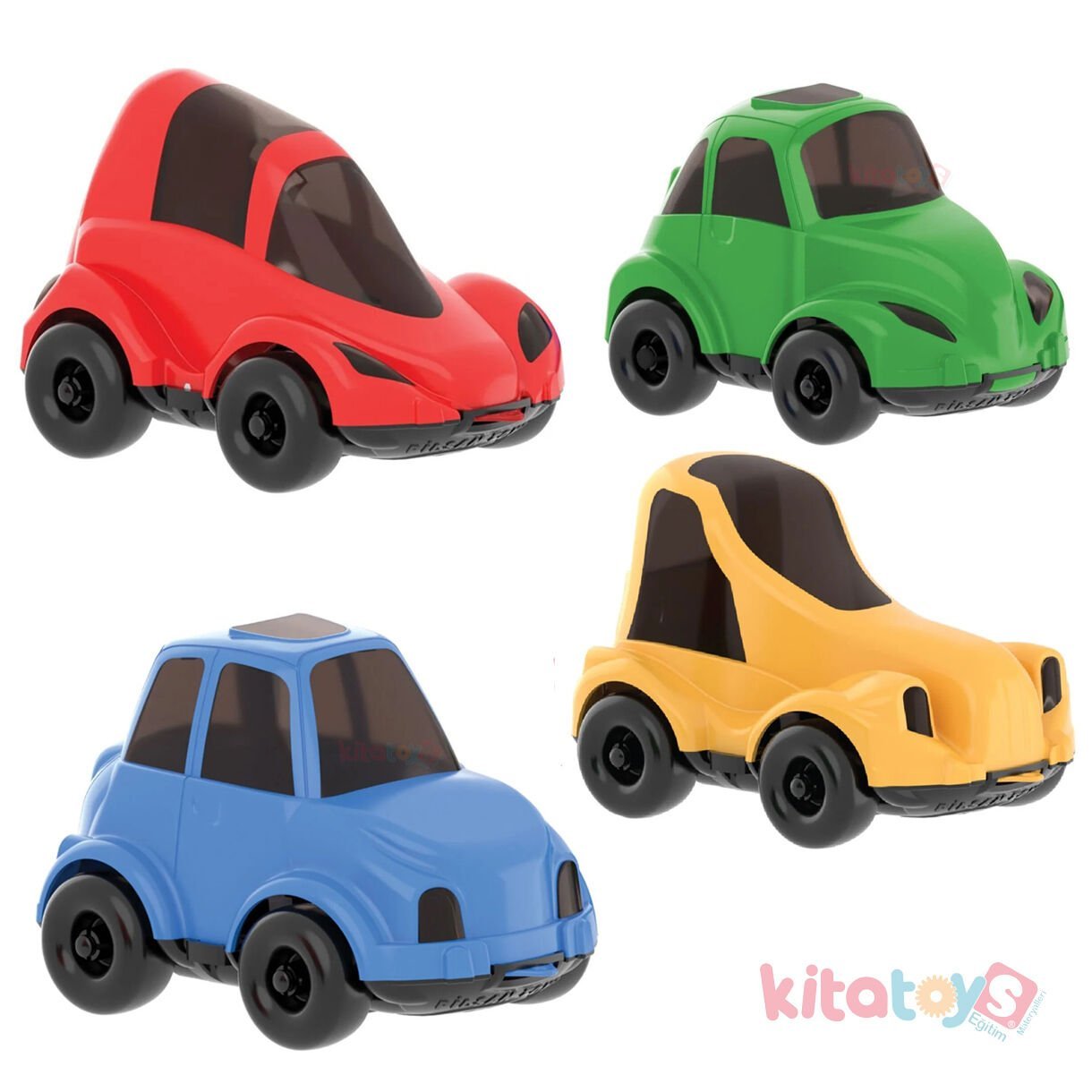 Tonton Arabalar 4'Lü Set Sağlam Oyuncak 07 655