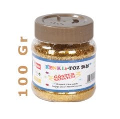 Toz Sim 100 gr ALTIN Renk (Okul Öncesi Kırtasiye Malzemeleri)