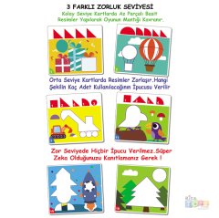 Süper Zeka Manyetik Puzzle Eğitici Set 1536