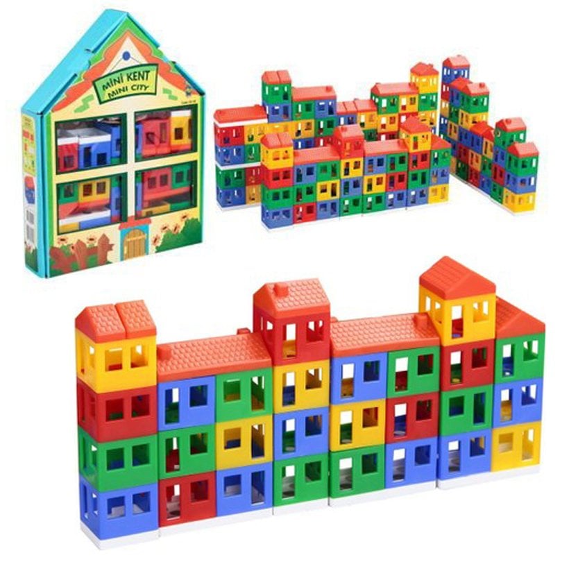 Mini Kent 40 Prç. (Anaokulu-Kreş Oyuncakları)