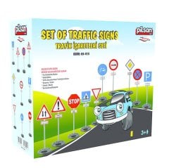 Trafik İşaretleri Seti (10 Parça Dev Boyut)