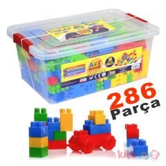 Kutulu Lego Bloklar 286 Parça (İnşa Yapı Oyuncak) ANT