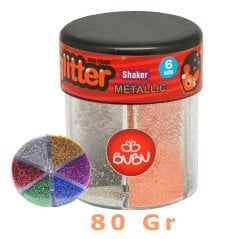 Toz Sim 80 gr 6 RENK (Sanat Etkinliği Malzemeleri)