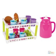 2'li Hamarat Mutfak Seti 38 Parça (Evcilik Oyuncakları) İki Katlı