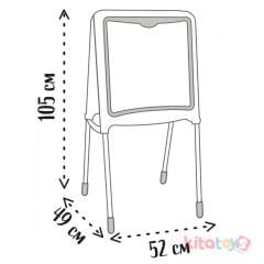 Çift Taraflı Manyetik Metal Ayaklı Yazı Tahtası Smoby 7600410308