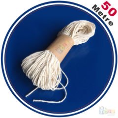 Sulu Boya Baskı İpi 50 Metre (% 100 Pamuk)