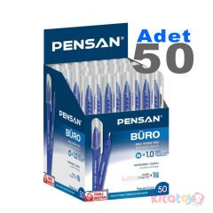 50'Li Tükenmez Kalem BÜRO 1.0 mm MAVİ 2270 Ball Point Pensan