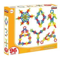 Atom Parçaları (96 Parça) Kar Tanesi Molekül Yapı Taşları