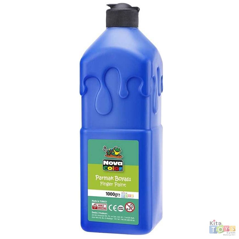 Parmak Boyası 1000 ML Mavi