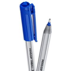12'Li Triball Tükenmez Kalem MAVİ 1.0 mm Uç 01003 Pensan