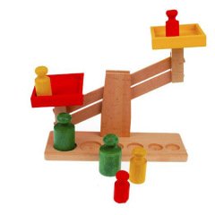 Anaokulu Oyuncak Terazi (Ahşap Tartı)
