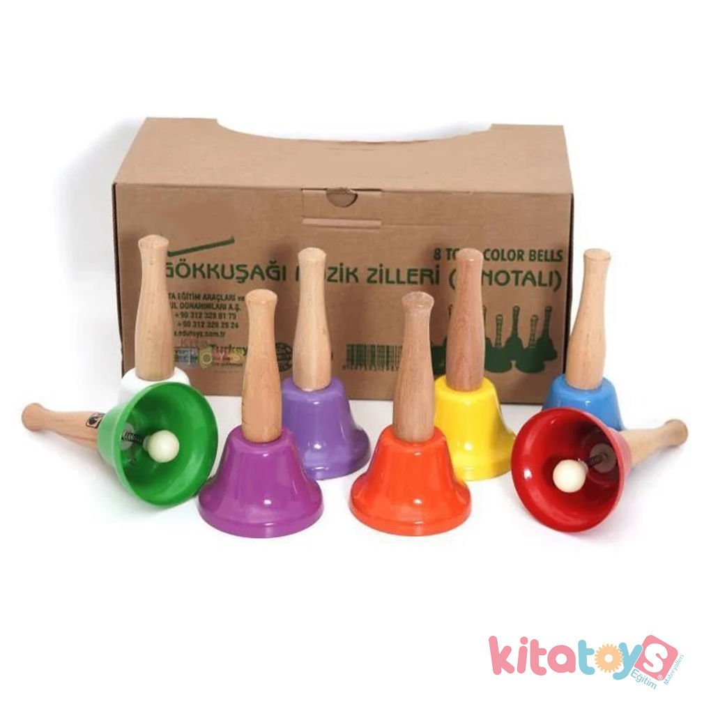 Müzik Aletleri Nota Çanları 8'Li | Okul öncesi müzik aletleri Burada.