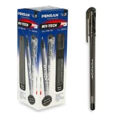 25'Li My-Tech SİYAH 0.7 Tükenmez Kalem 2240