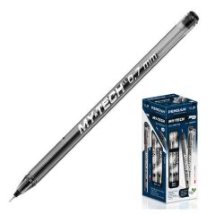25'Li My-Tech SİYAH 0.7 Tükenmez Kalem 2240