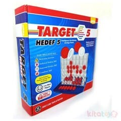 Hedef 5 Oyunu (Anaokulu İlkokul Zeka ve Strateji Masa Kutu Oyunları)