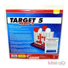 Hedef 5 Oyunu (Anaokulu İlkokul Zeka ve Strateji Masa Kutu Oyunları)