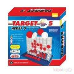Hedef 5 Oyunu (Anaokulu İlkokul Zeka ve Strateji Masa Kutu Oyunları)