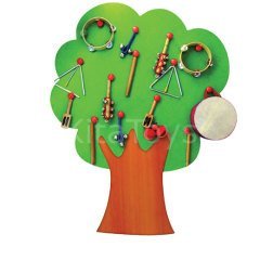 Müzik Köşesi Ağaç (Müzik Aletleri Dahil)