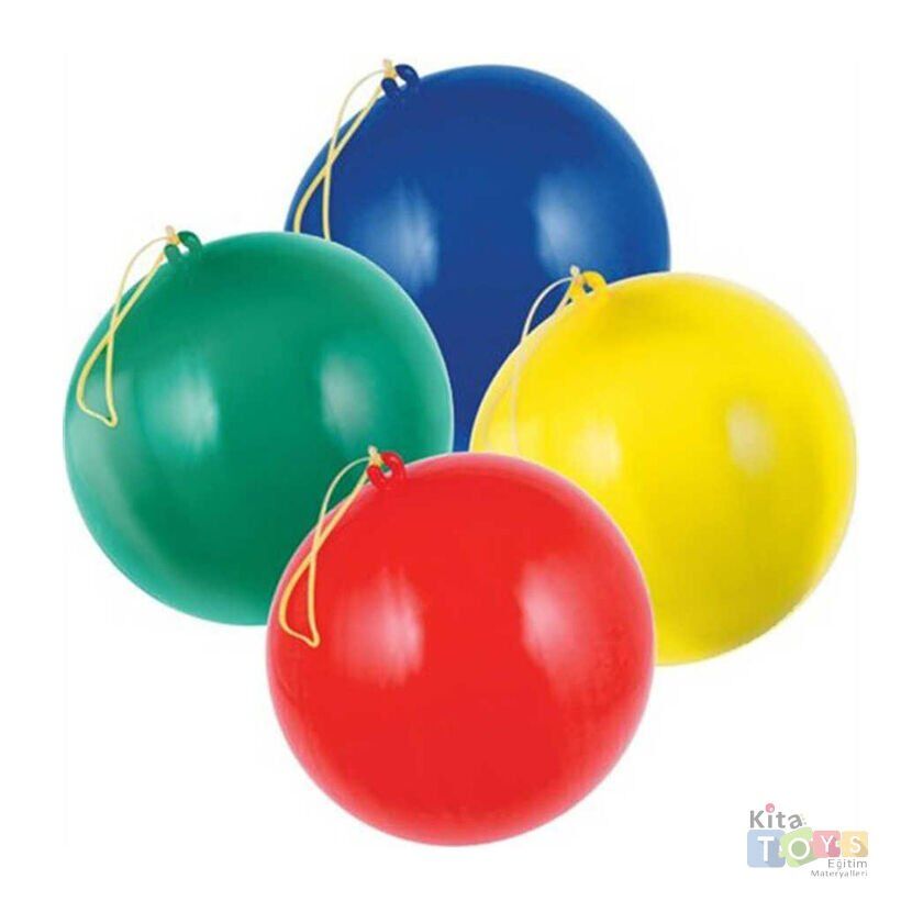Punç Balon 100 Adet Lastikli Zıpzıp Punch Lateks